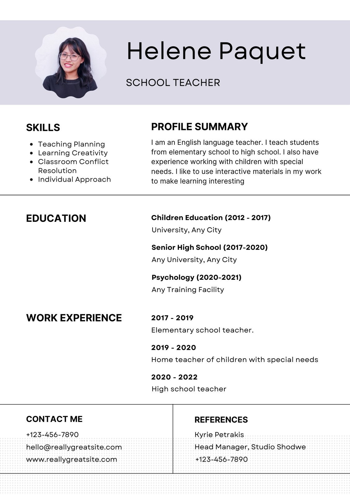 Unlock Your Teaching Potential: A Comprehensive Functional Resume Template For Teachers