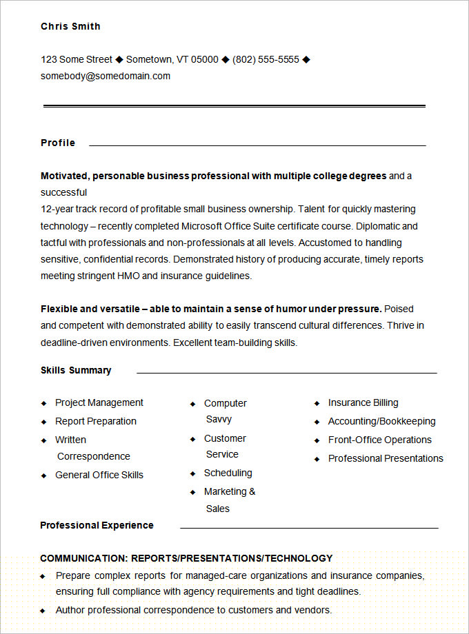 Unlock Your Potential with Our Functional Resume Template Free Download