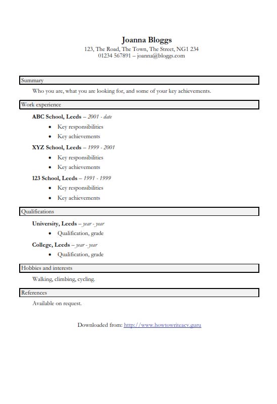 Unlock Your Career Potential with Our Functional Resume Template Free Microsoft