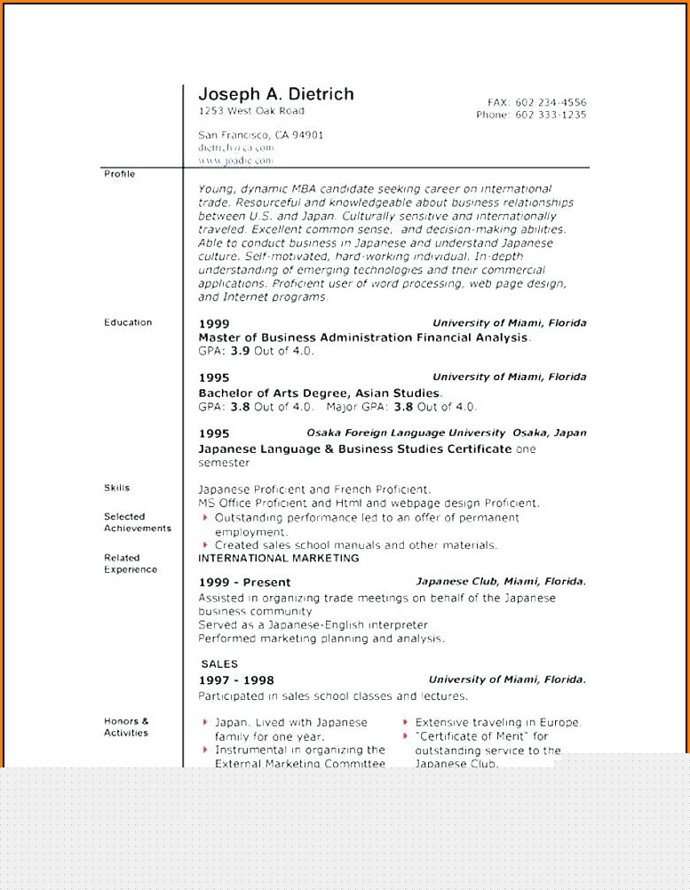 Creating Your Career Path: A Comprehensive Guide to the Functional Resume Template Microsoft Word