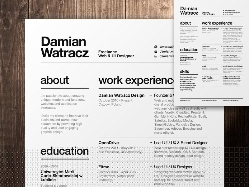 Exploring Good Resume Fonts For Designers: Elevate Your Portfolio with the Right Typography