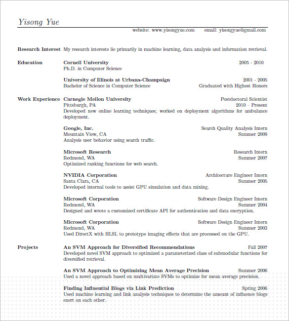Create a Stunning CV with the Google Resume Latex Template