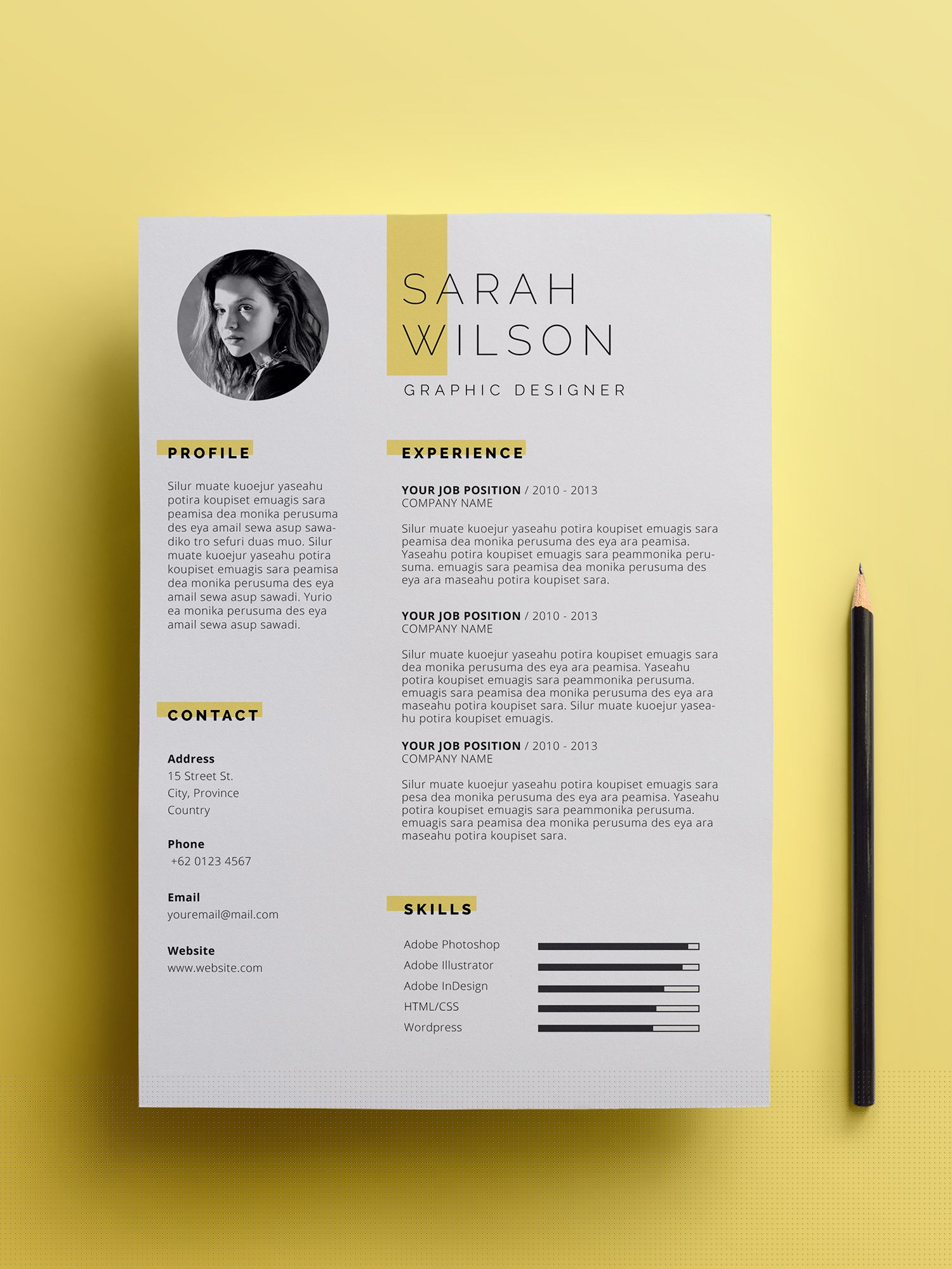 Explore the Best Graphic Design Resume Template Microsoft Word Download for Your Next Job Application