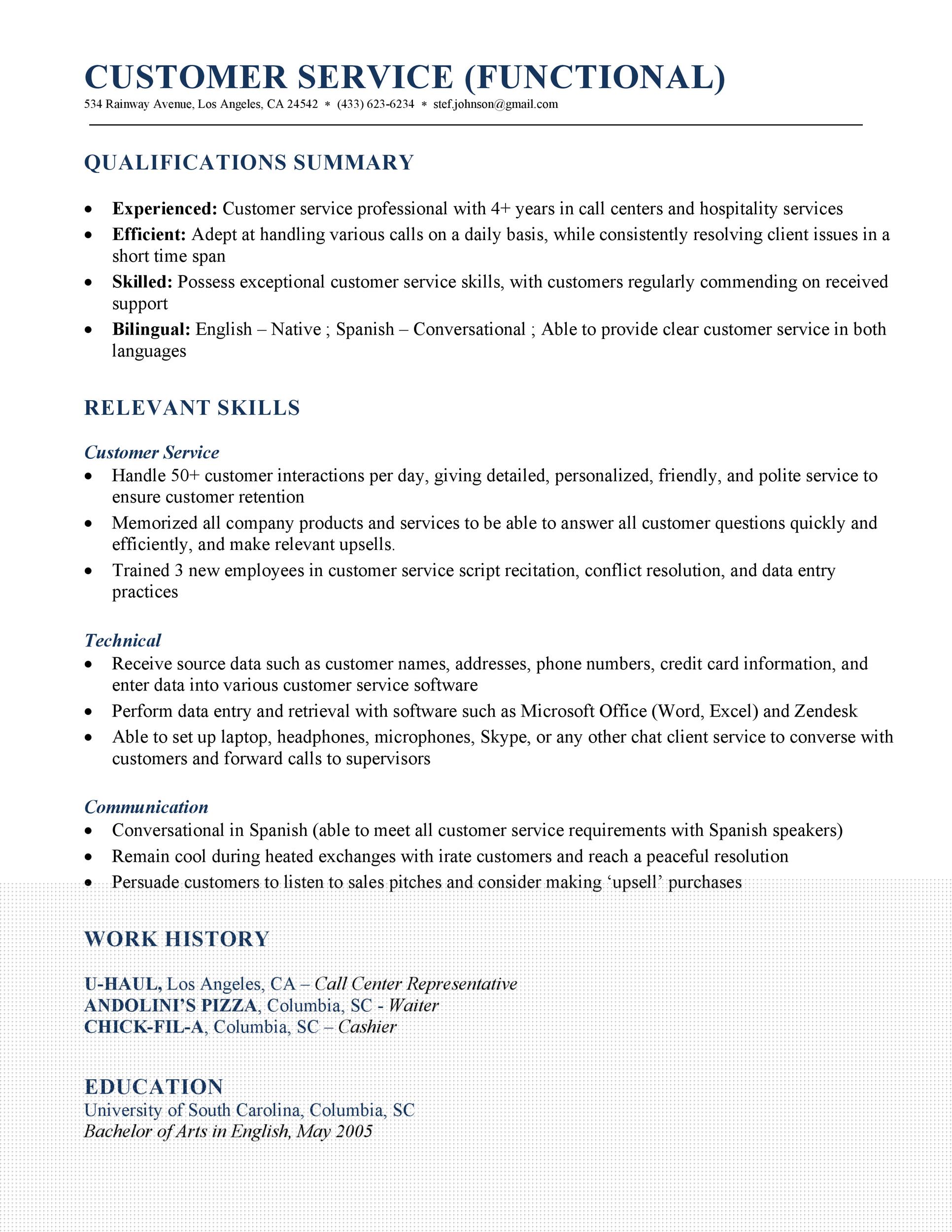 Mastering the Art of Highlighting Customer Service Skills On Resume for Career Success