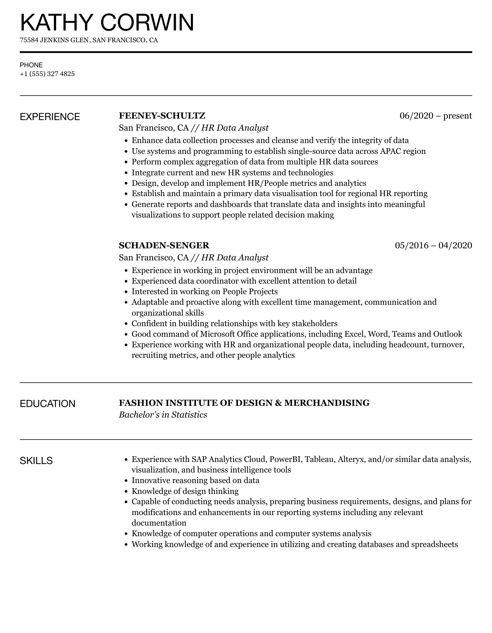 Essential Tips for Crafting an Outstanding HR Data Analyst Resume