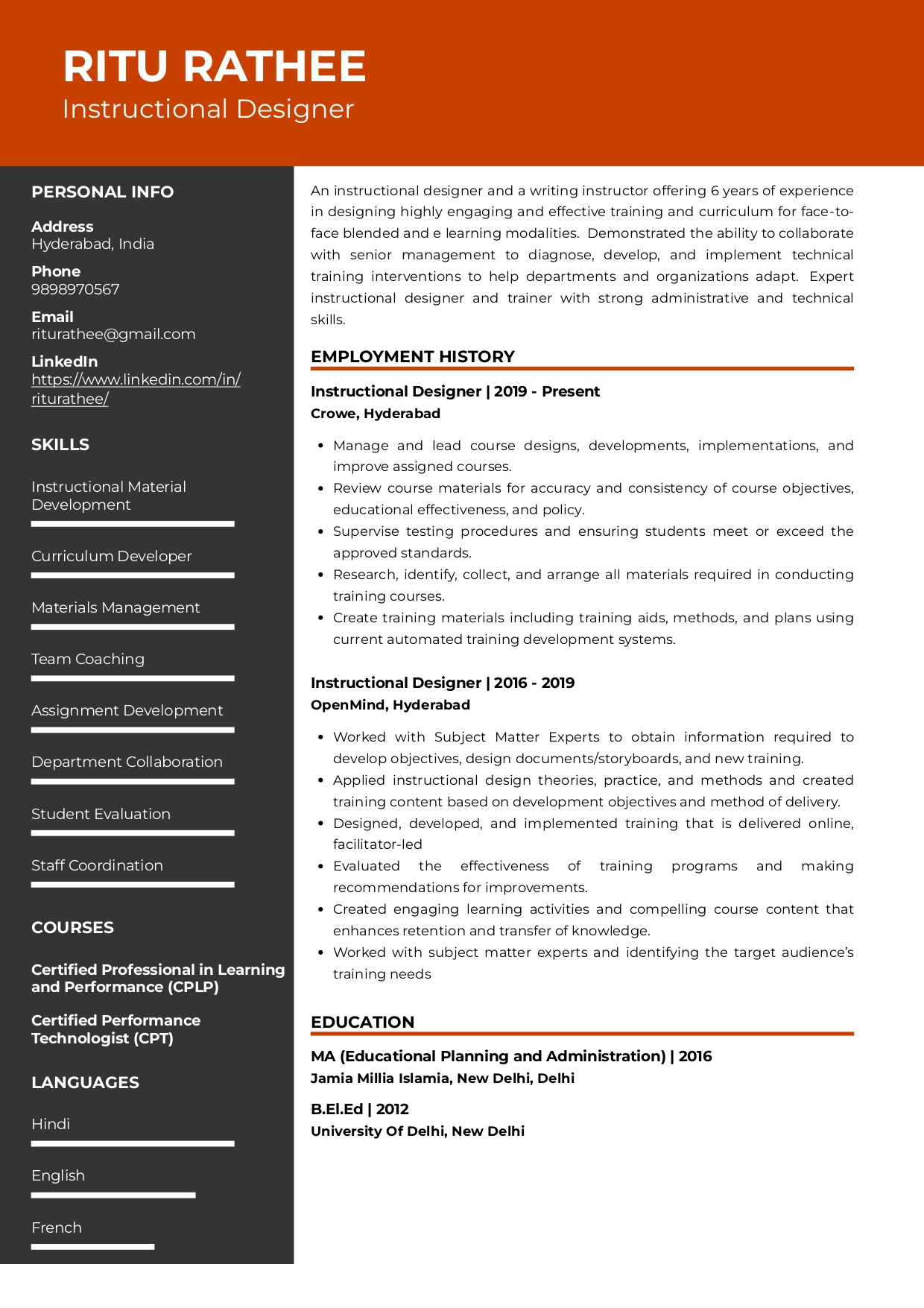 Mastering Your Instructional Design Resume: Tips and Strategies for Success