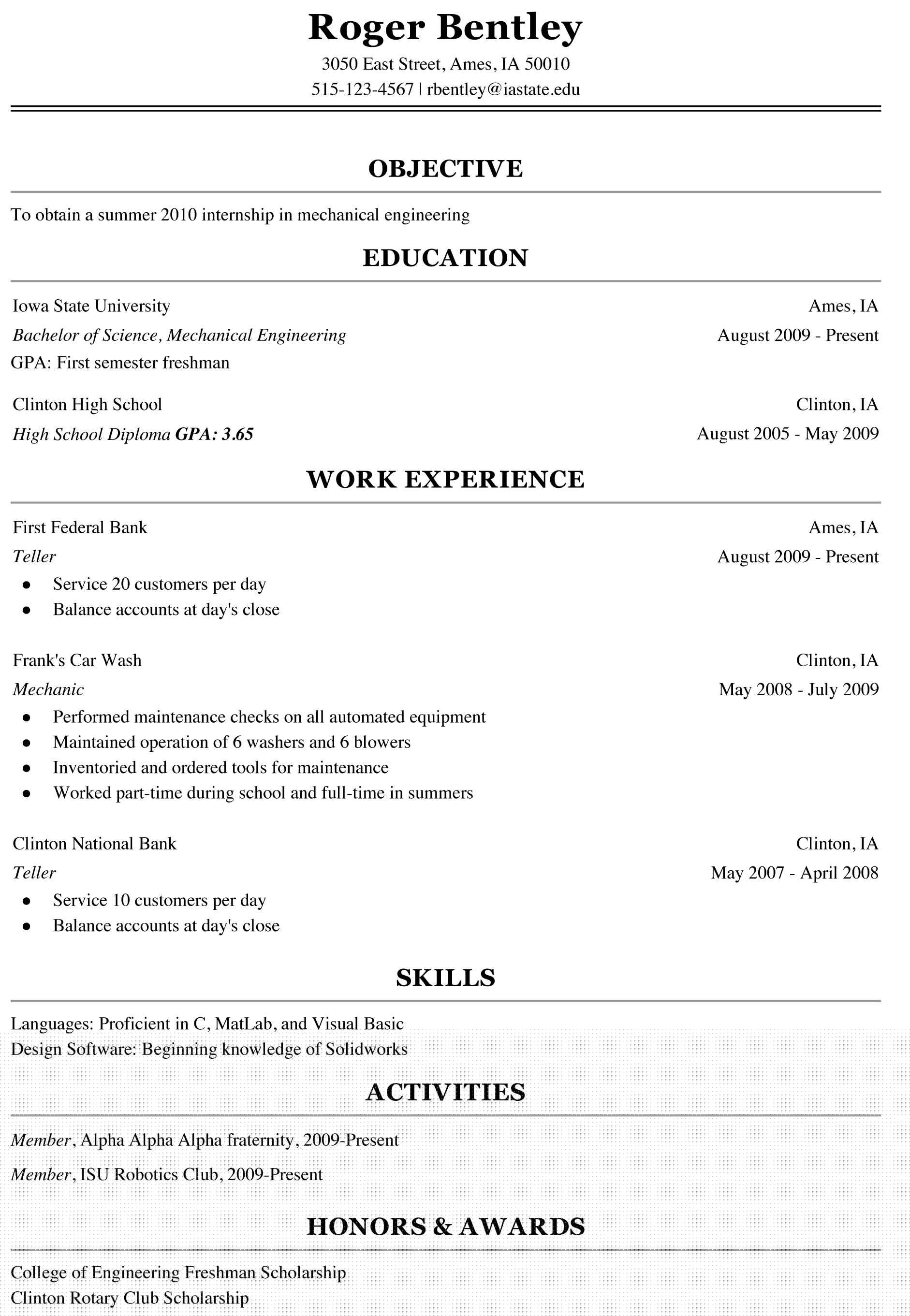 Essential Job Resume Format College Students Should Use to Stand Out