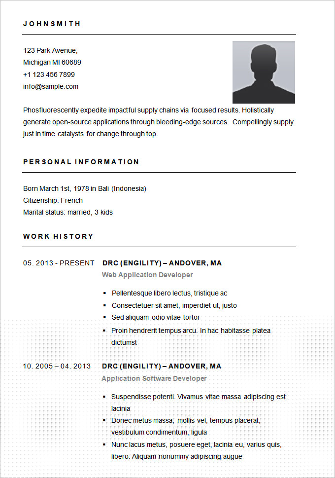 Mastering Job Resume Format Simple: Your Guide to Crafting the Perfect Resume