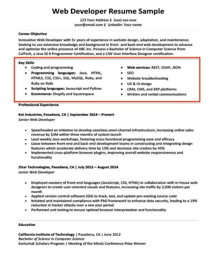 Essential Elements of a Key Skills Summary For Resume: Crafting the Perfect Overview