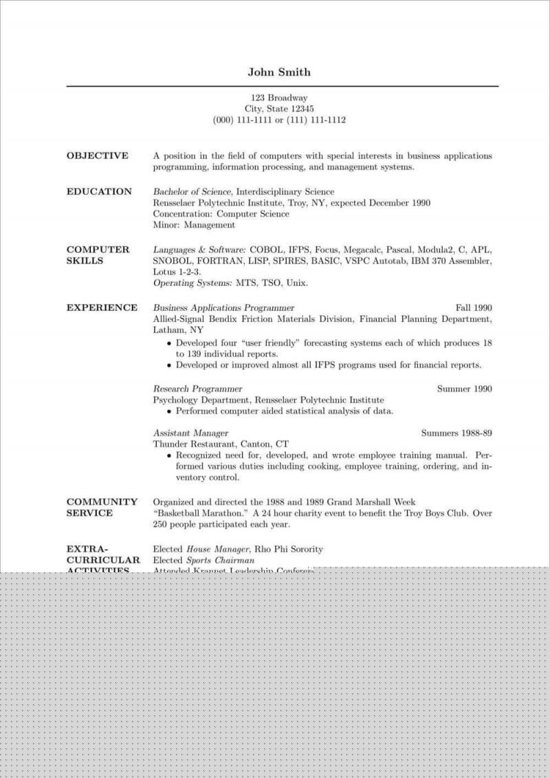 Creating a Standout Latex Cv Template Academic Math for Aspiring Mathematicians