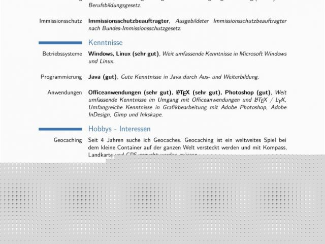 Die besten Latex Cv Template Deutsch für Ihre Bewerbung
