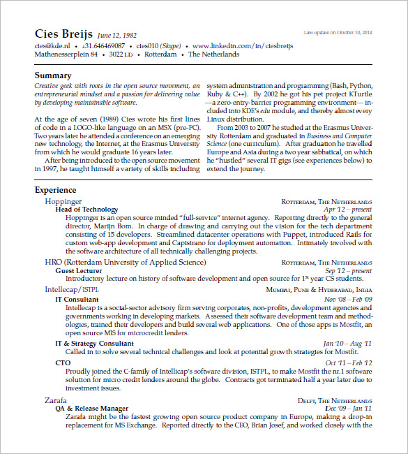 Enhance Your Job Search with a Professional LaTeX Graduate Resume Template