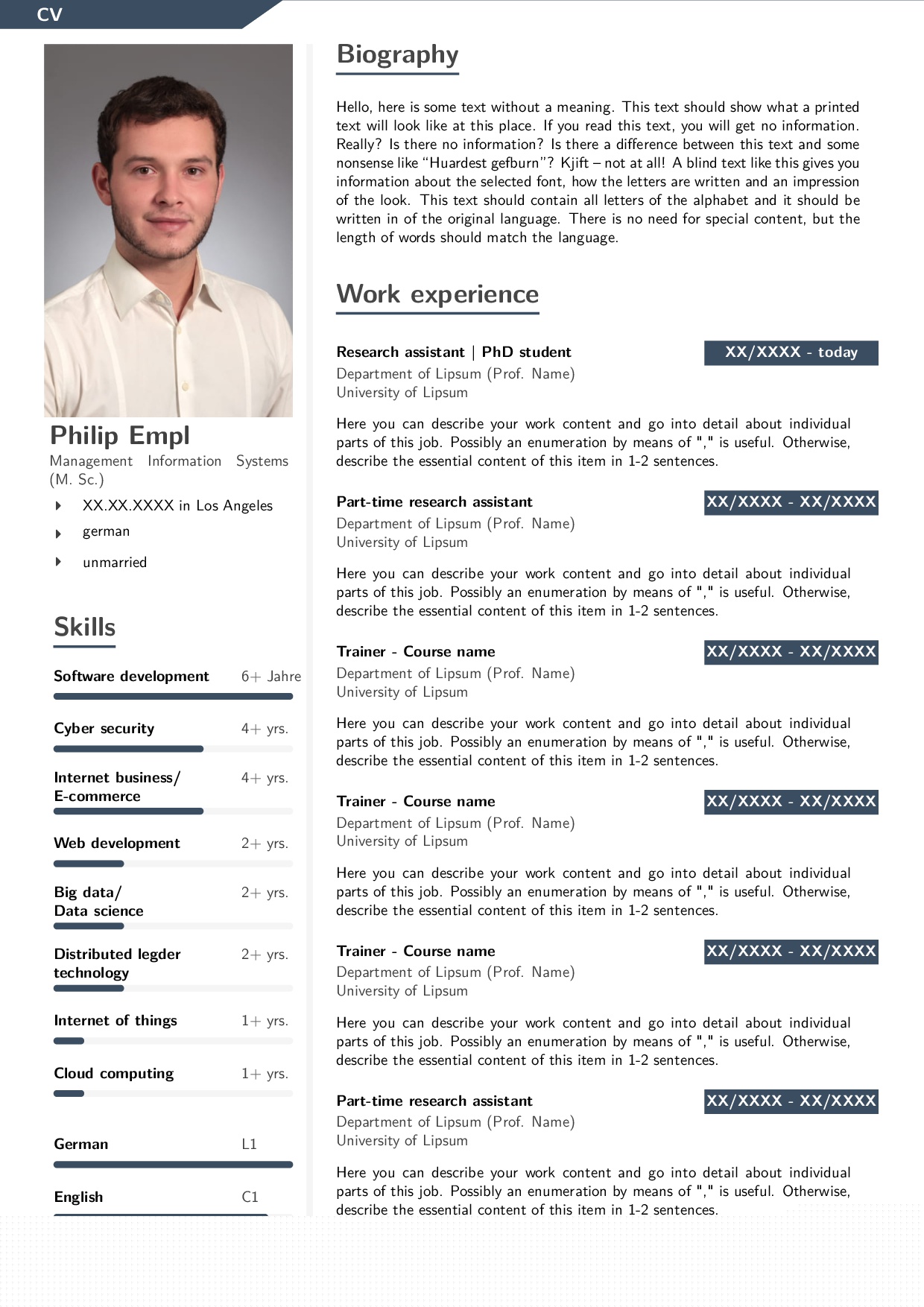 Crafting the Perfect Latex Resume Template Job: Your Guide to Stand Out Applications