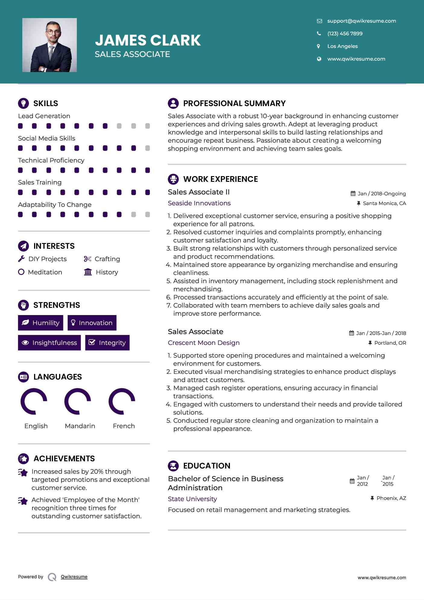 Crafting the Perfect Marshalls Sales Associate Resume: Tips and Examples