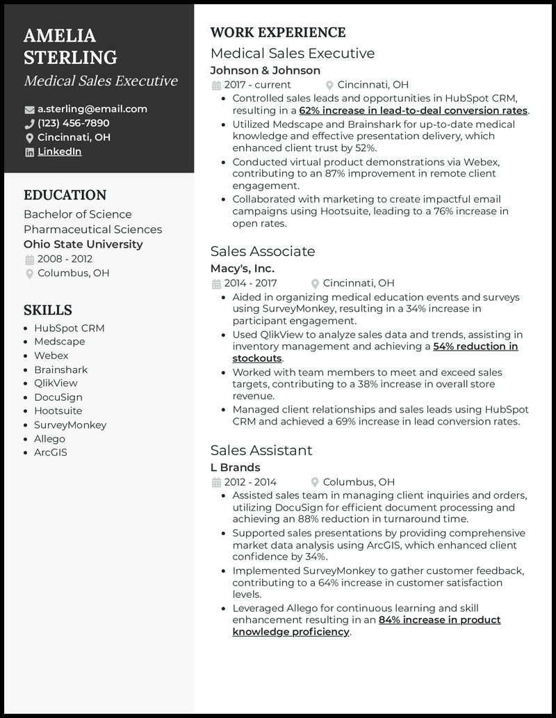 Mastering Your Medical Sales Associate Resume: Tips and Strategies for Success