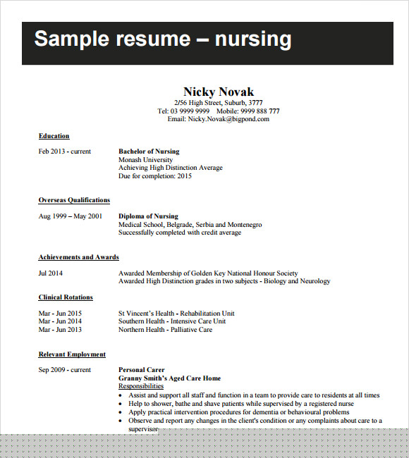 Enhance Your Job Search with Microsoft Office Nursing Resume Templates