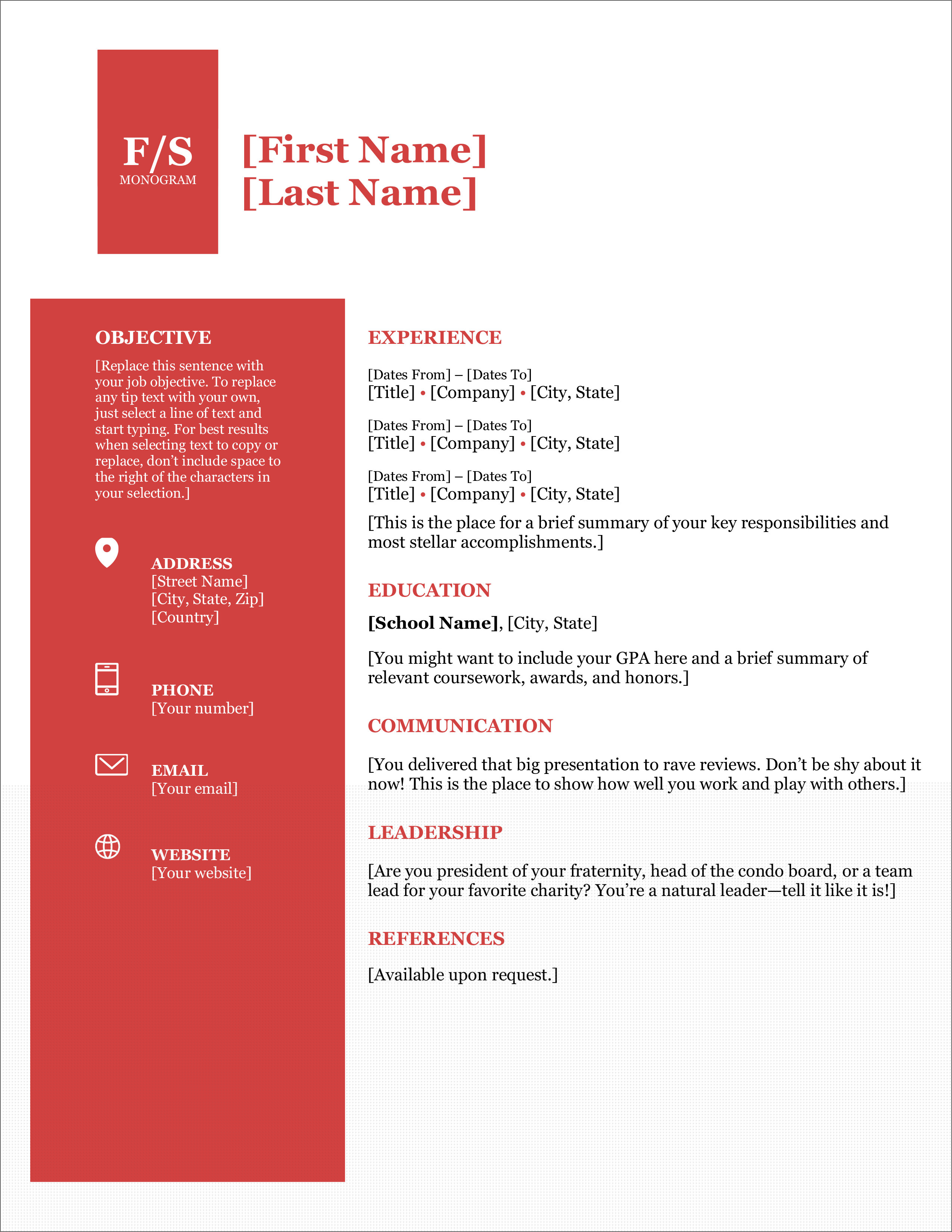 Enhance Your Job Application with Microsoft Resume And CV Templates