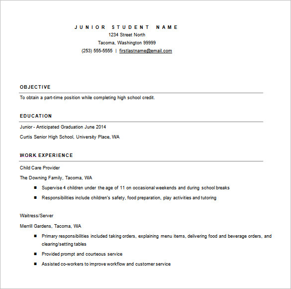 Boost Your Job Application: Microsoft Resume Templates for High School Students