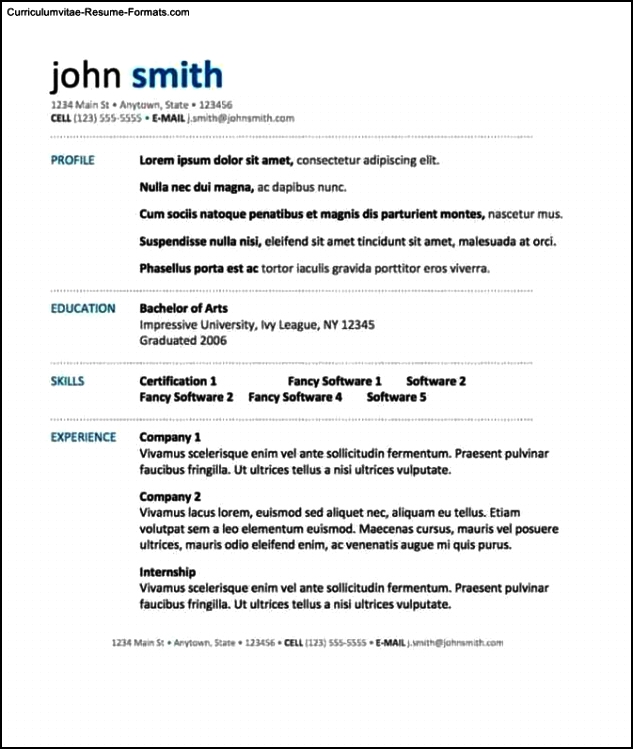Optimize Your Job Search with Microsoft Word 2011 Mac Resume Templates