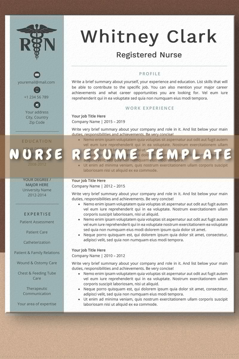 Crafting Your Future: The Ultimate Microsoft Word Registered Nurse Resume Template