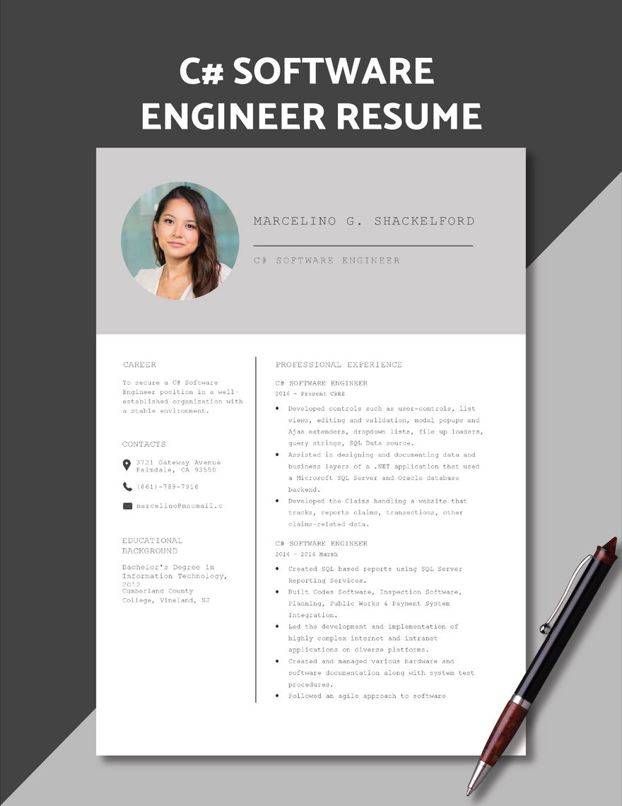 Crafting the Perfect Microsoft Word Resume Template Engineer: Tips and Tricks