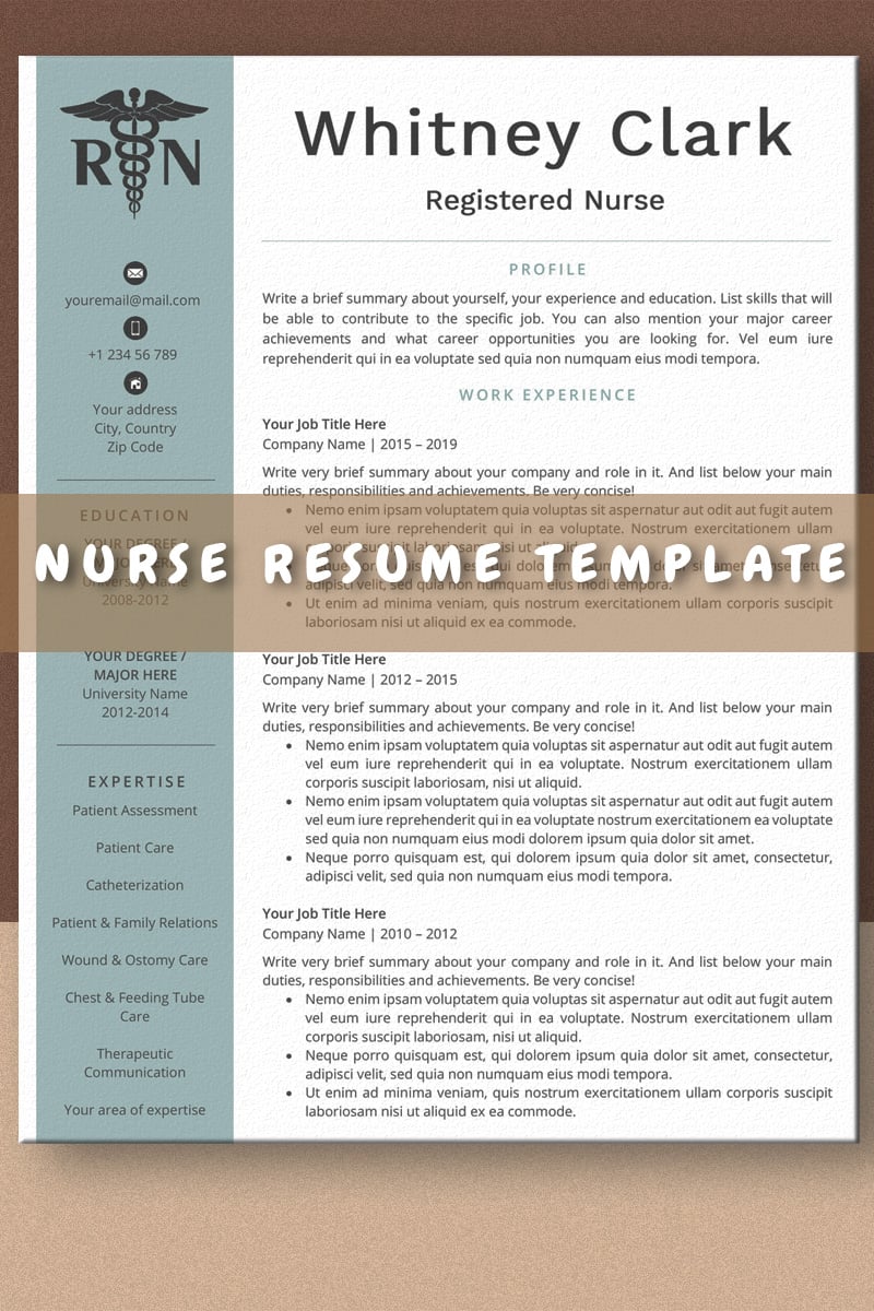 Crafting Your Future: Using the Microsoft Word Resume Template Nursing for Success in Your Healthcare Career