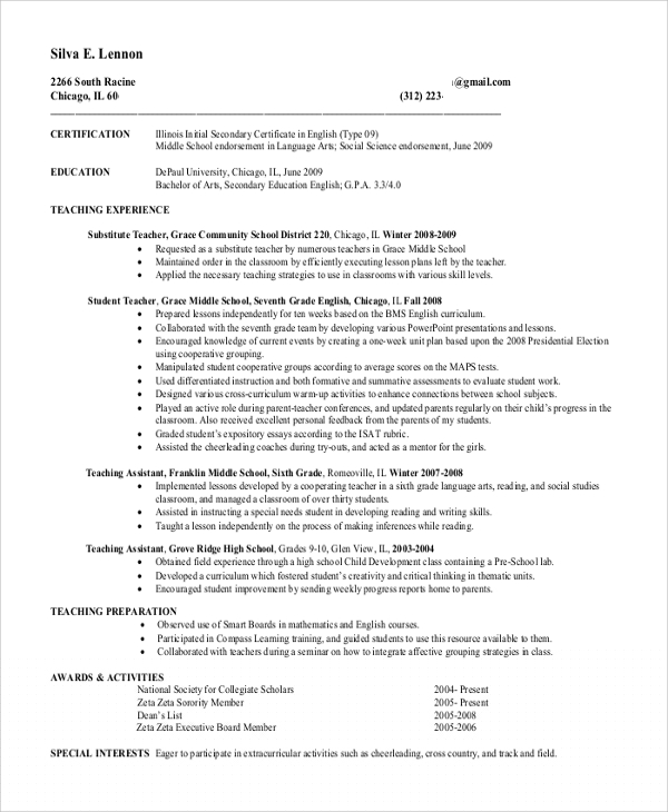Creating a Professional Microsoft Word Resume Template Teacher: Tips and Examples
