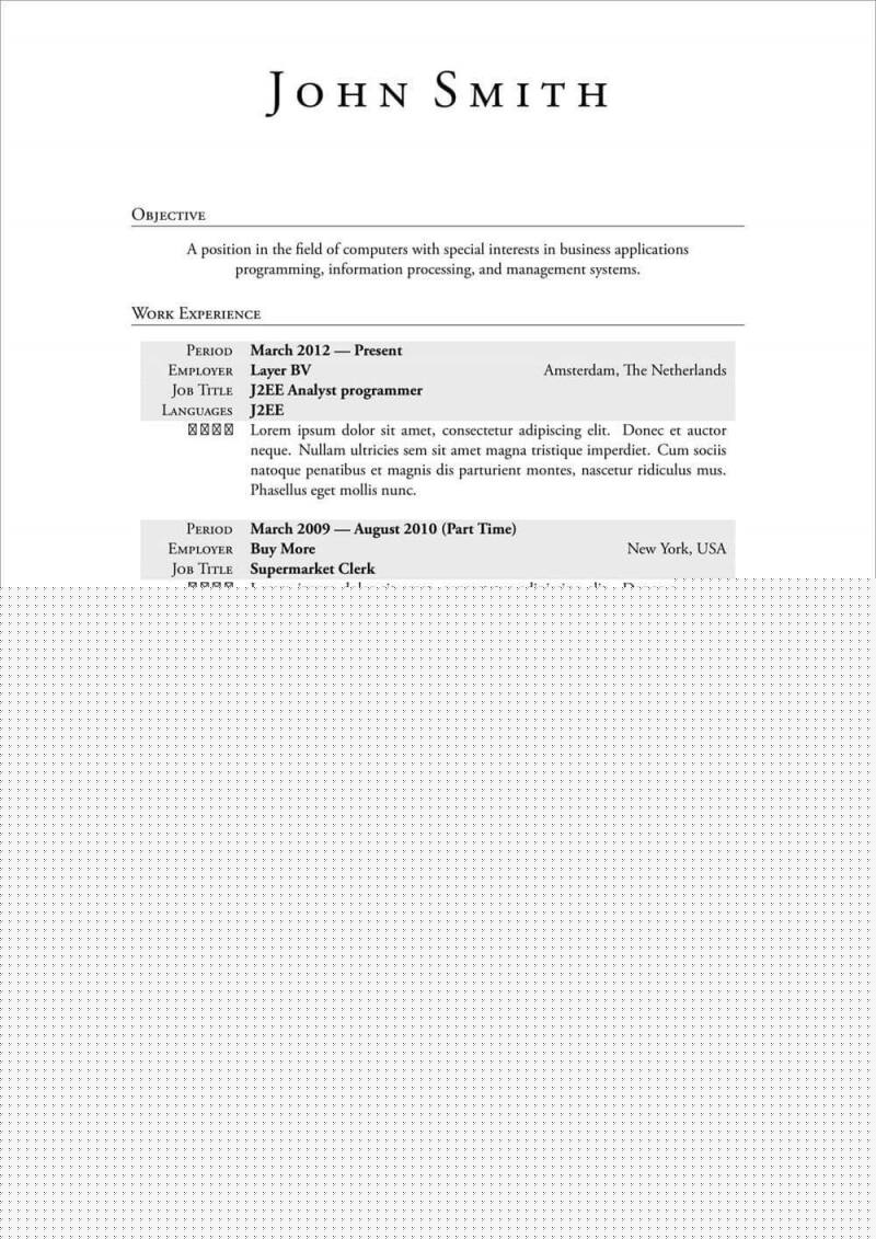 Elevate Your Job Application with a Modern Latex Resume Template
