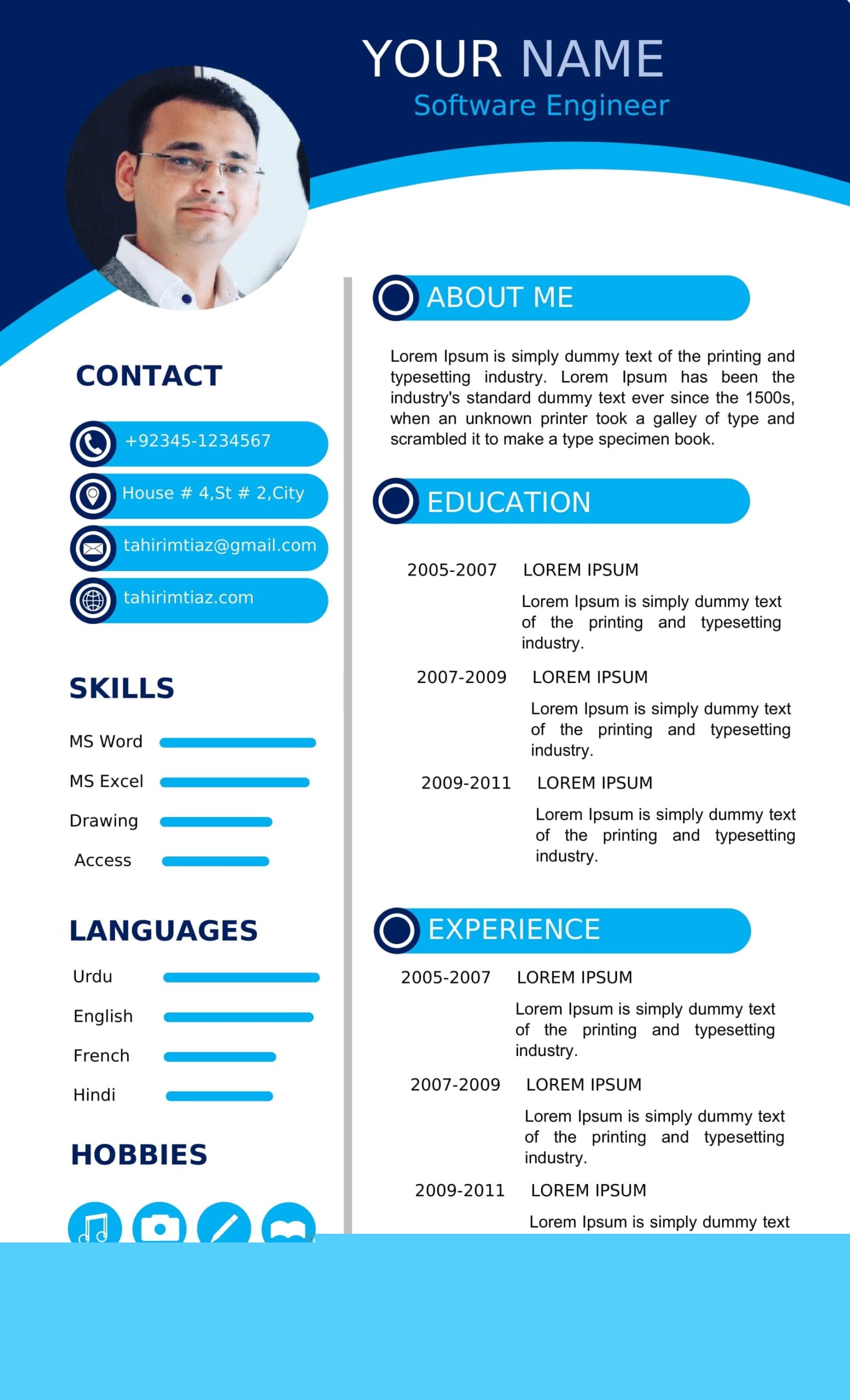 Streamline Your Job Applications with Ms Word Resume Template Software 1.0