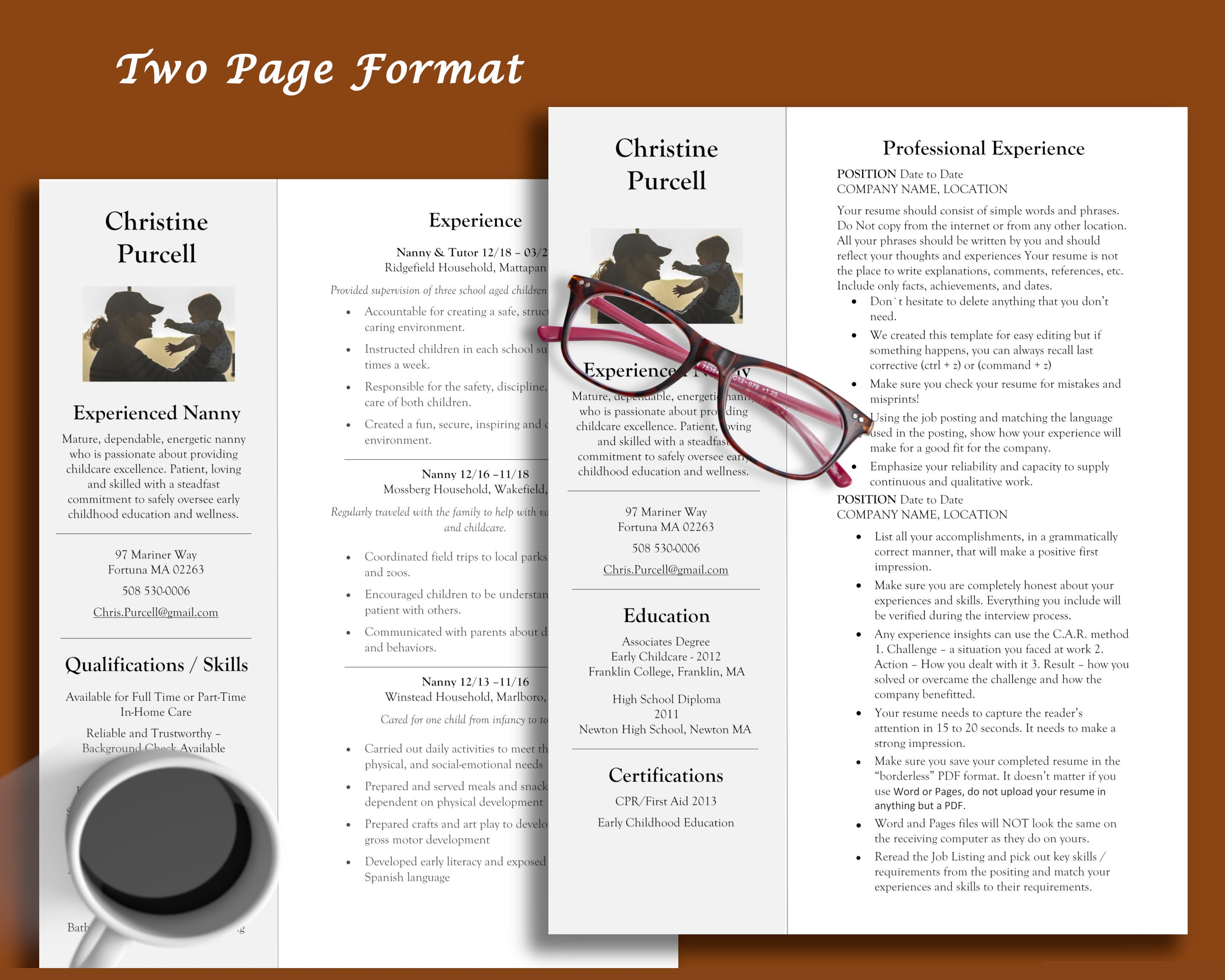 Crafting the Perfect Nanny Au Pair Resume: Tips and Examples for Success