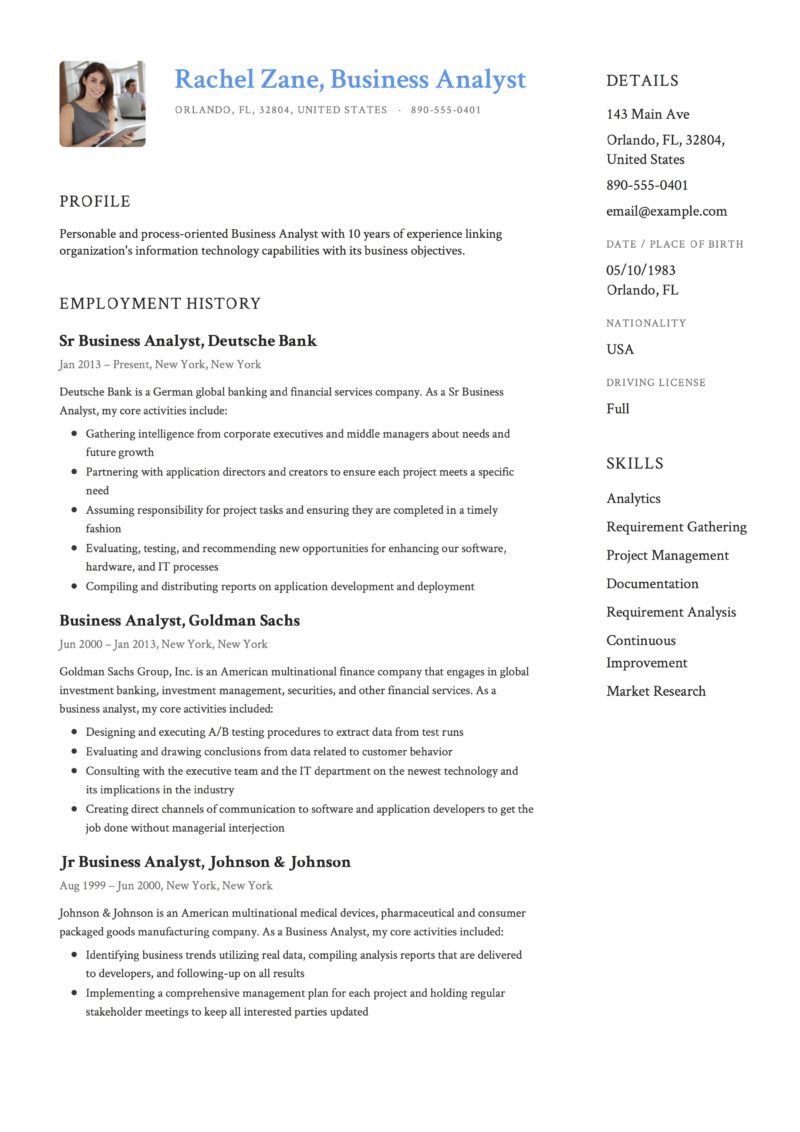 Crafting the Perfect New Business Analyst Resume: Tips and Examples