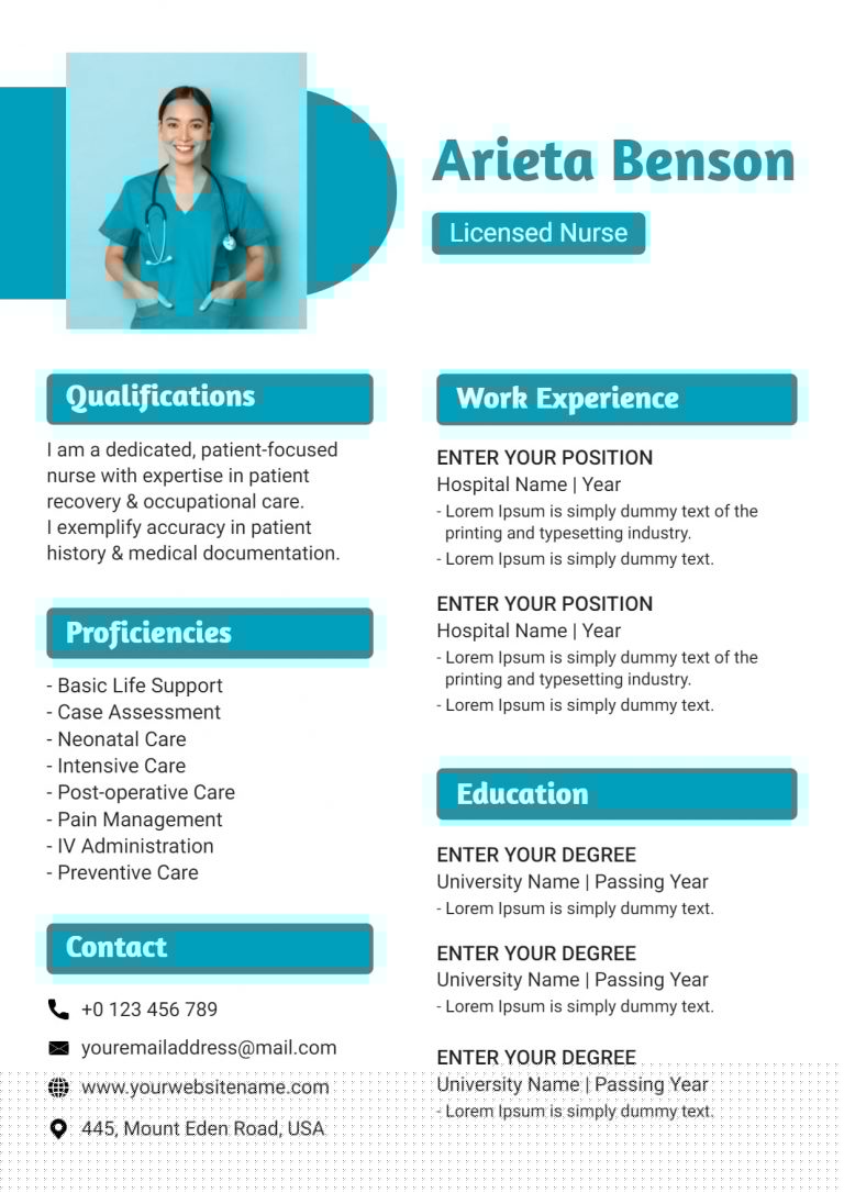 Crafting Your Future: A Comprehensive Nurse Job Resume Sample to Land Your Dream Position