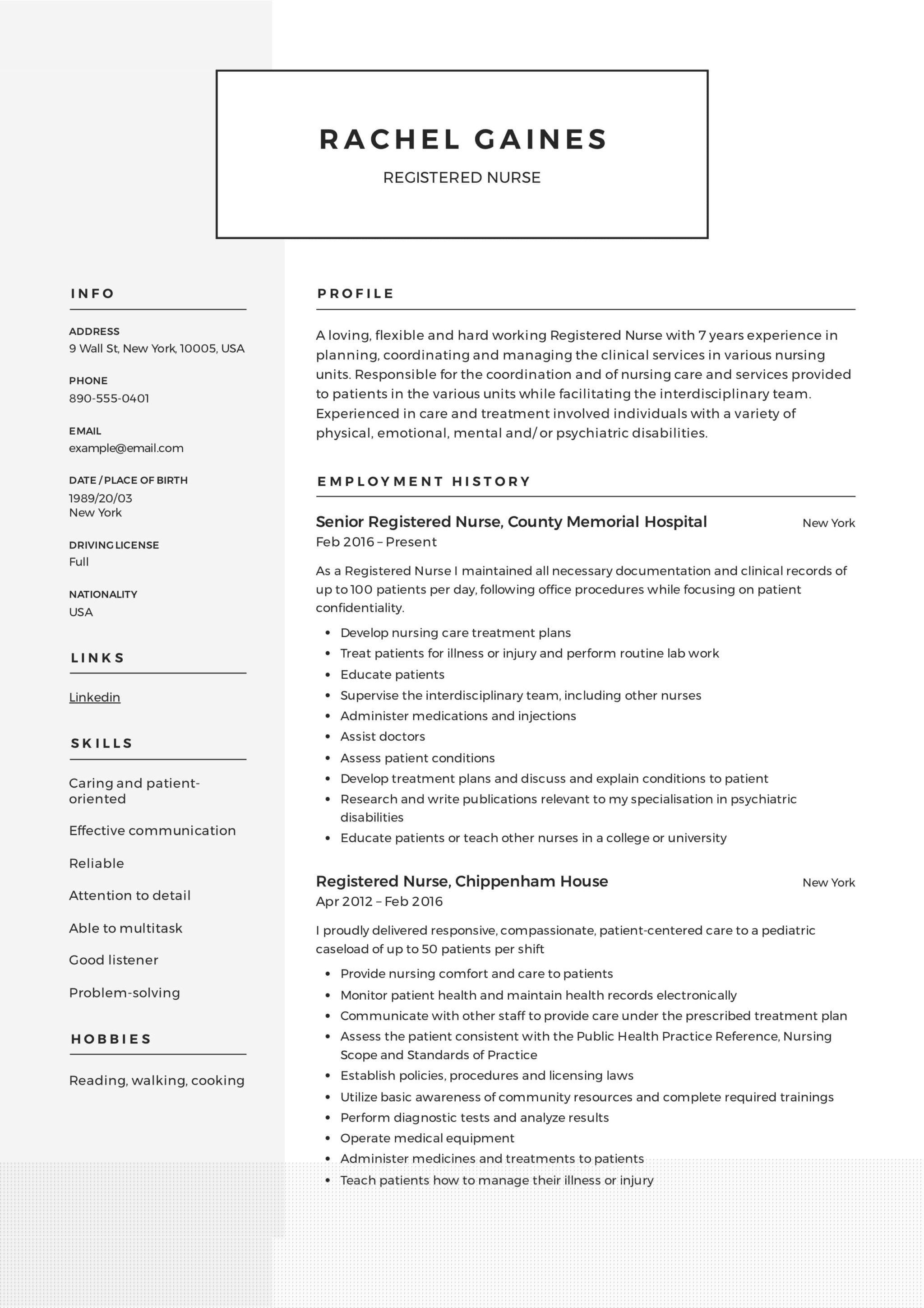 Essential Guide to Crafting a Winning Nurse Resume Format Doc