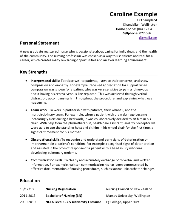 Crafting an Impactful Nurse Resume Personal Statement: Tips and Examples