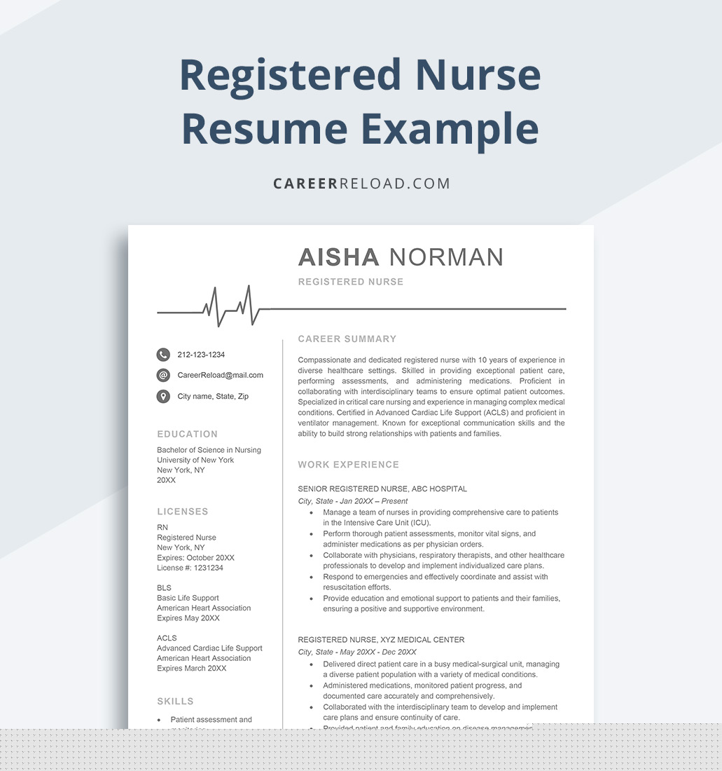 Essential Nurse Resume Qualification Samples to Enhance Your Job Application