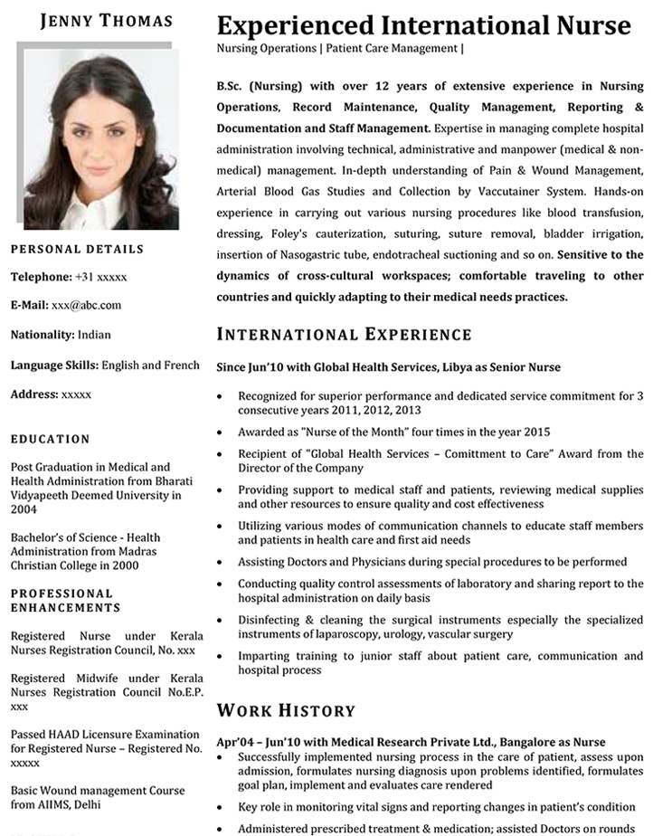 Nurse Resume Sample UK: Crafting the Perfect CV for Your Nursing Career