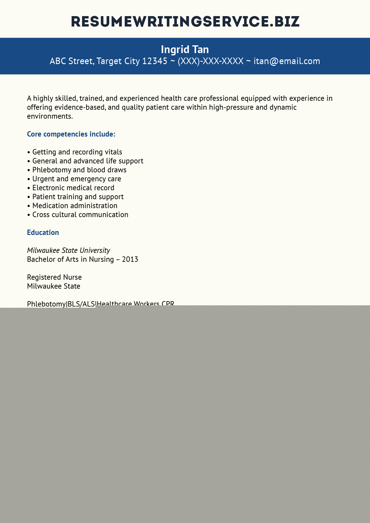 Nurse Resume Sample With Experience: Crafting the Perfect Application to Stand Out