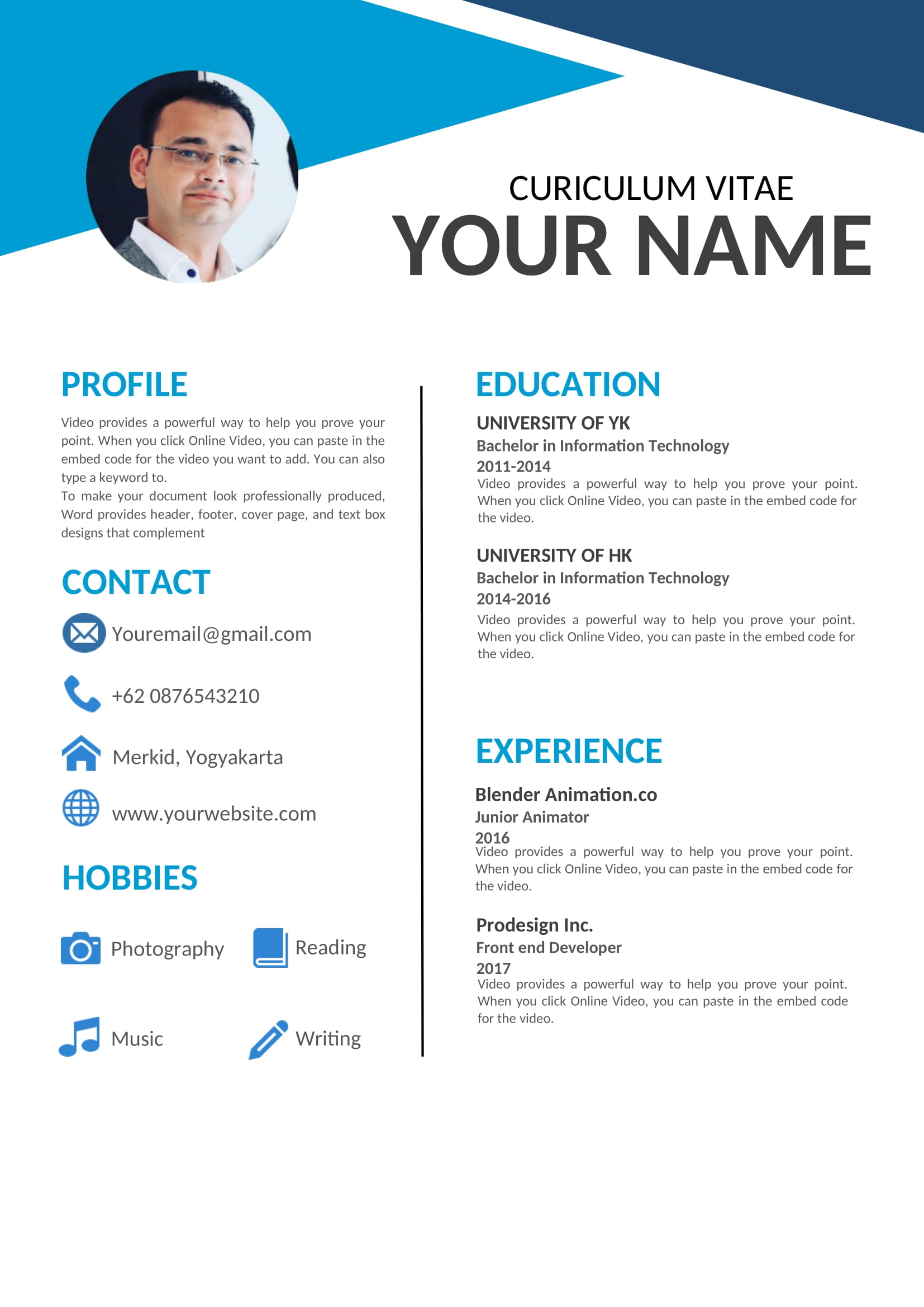 Unlock Your Career Potential: Professional Resume Format Download Doc for Job Seekers