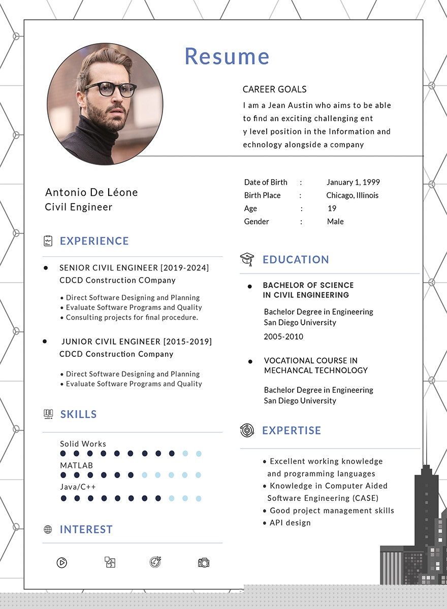 Crafting an Impactful Professional Resume Format For Civil Engineers