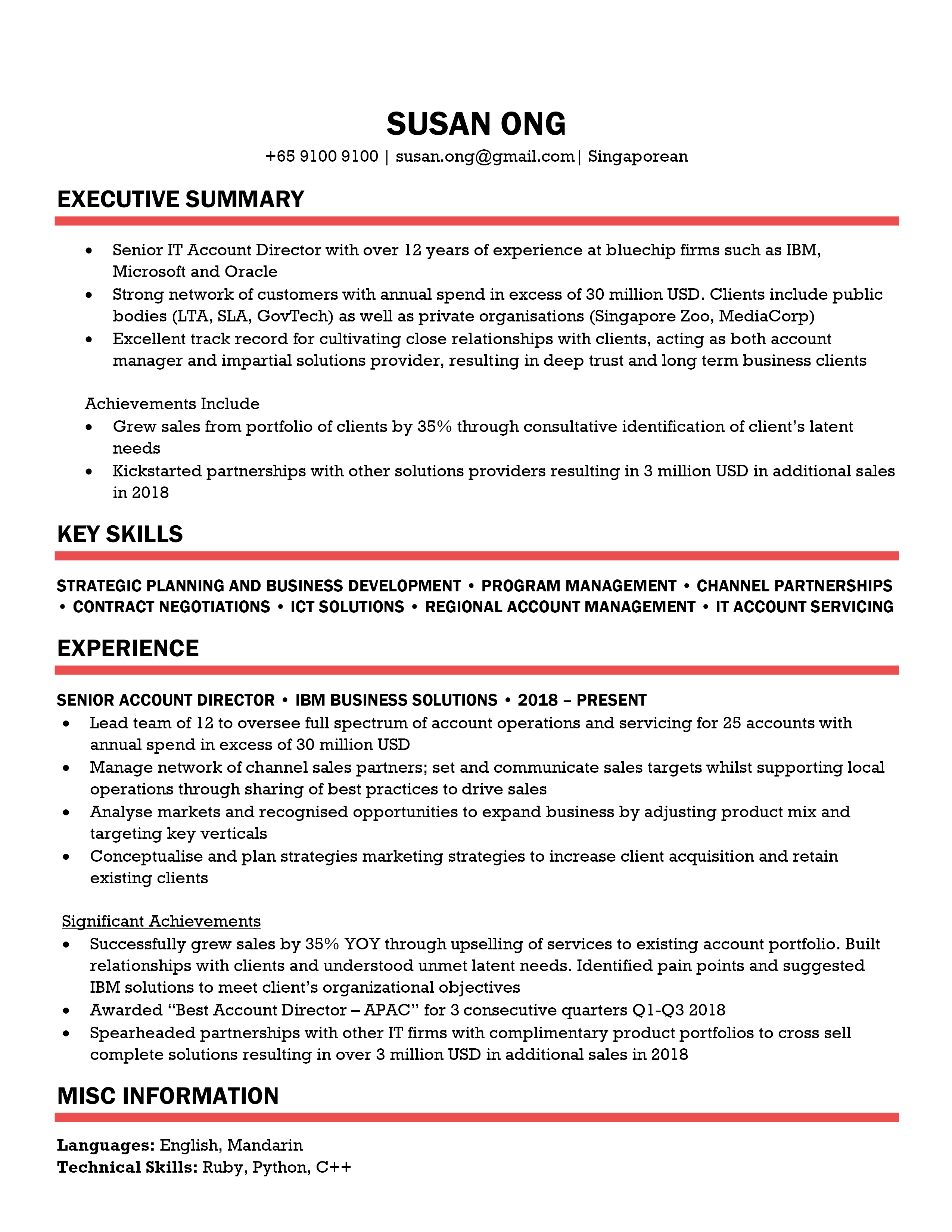 Unlock Your Career Potential with a Professional Resume Template Free Online