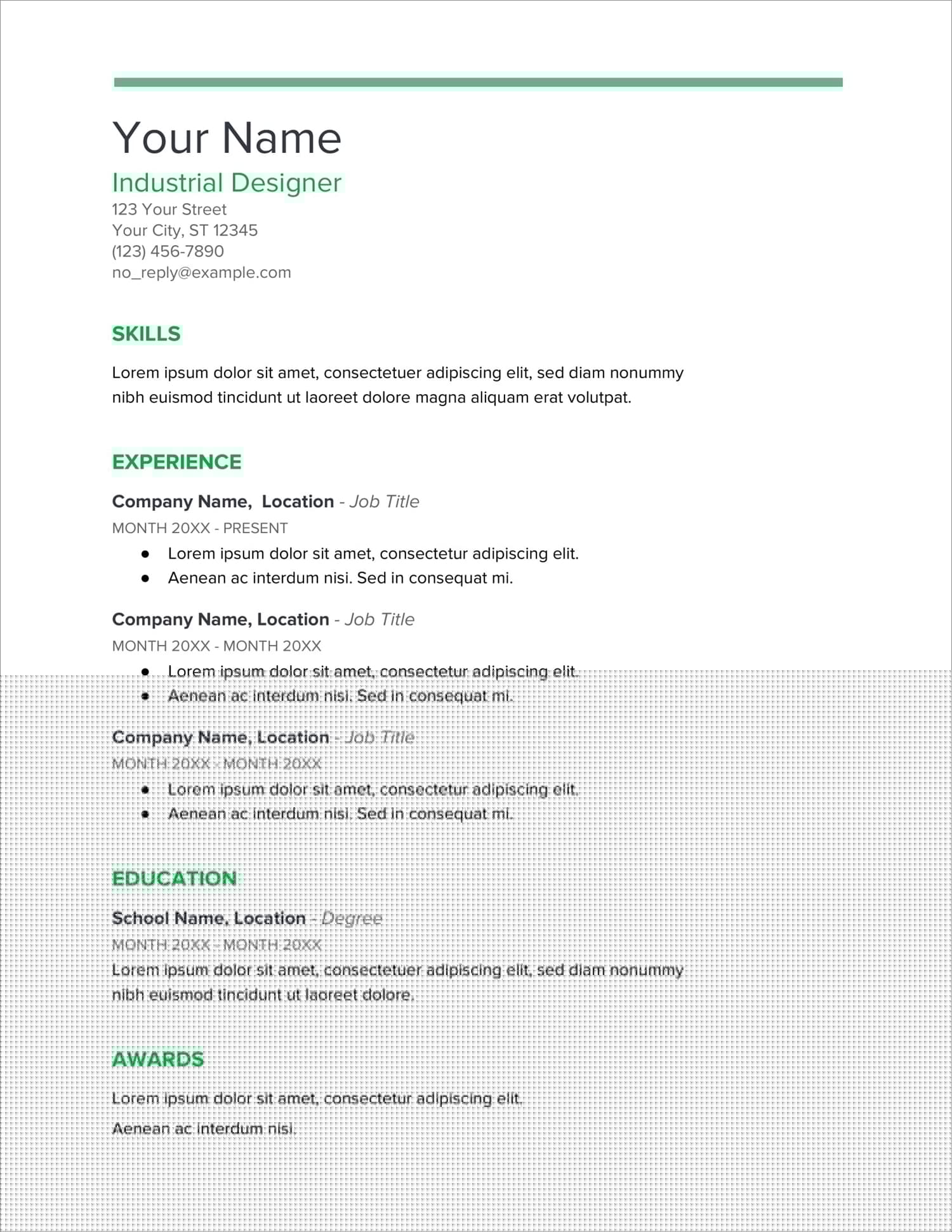 Unlock Your Career Potential with Professional Resume Templates Doc