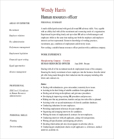 Crafting an Impactful Professional Summary For Hr Resume: Tips and Examples