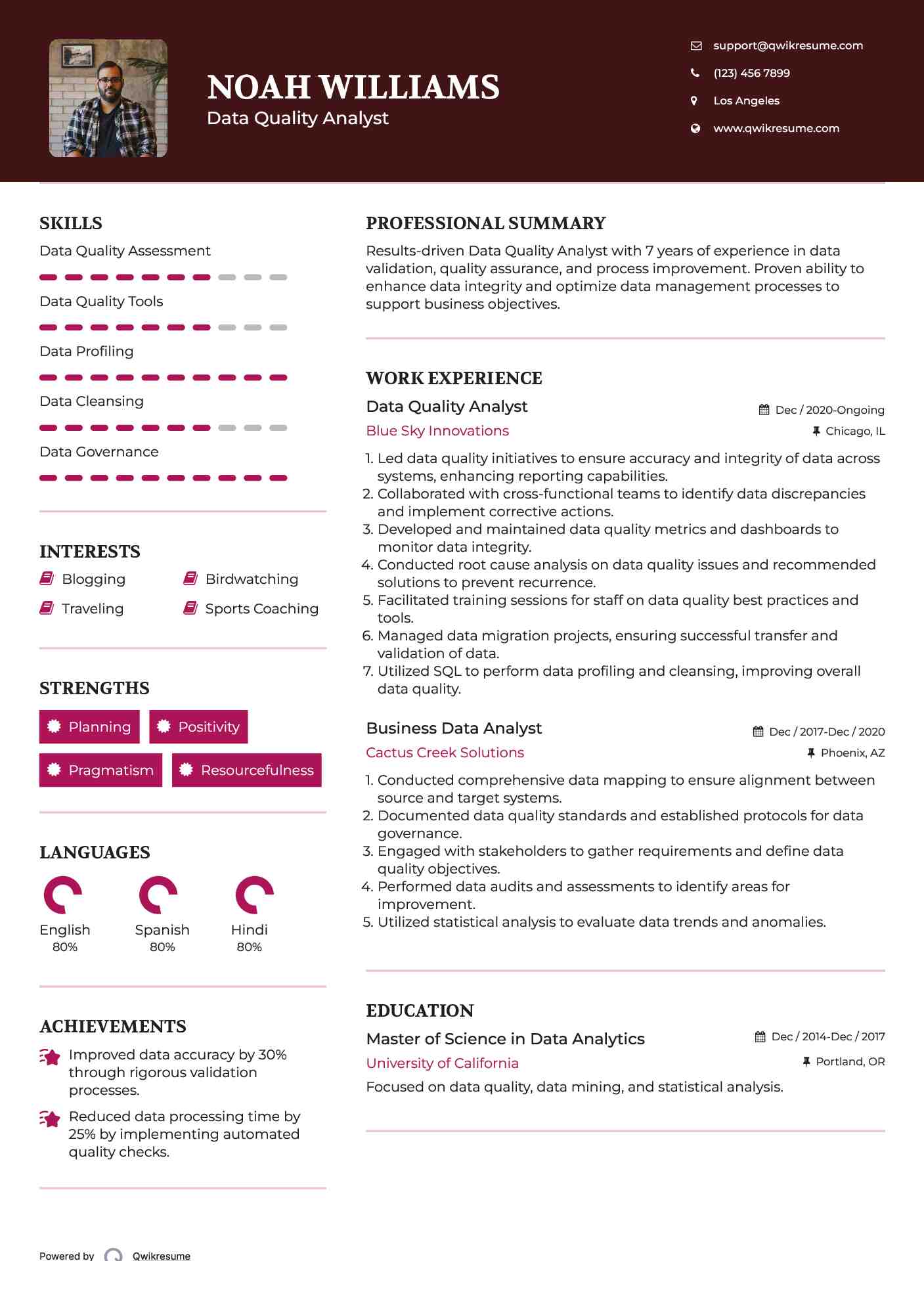 Essential Tips for Crafting a Winning Quality Management Data Analyst Resume