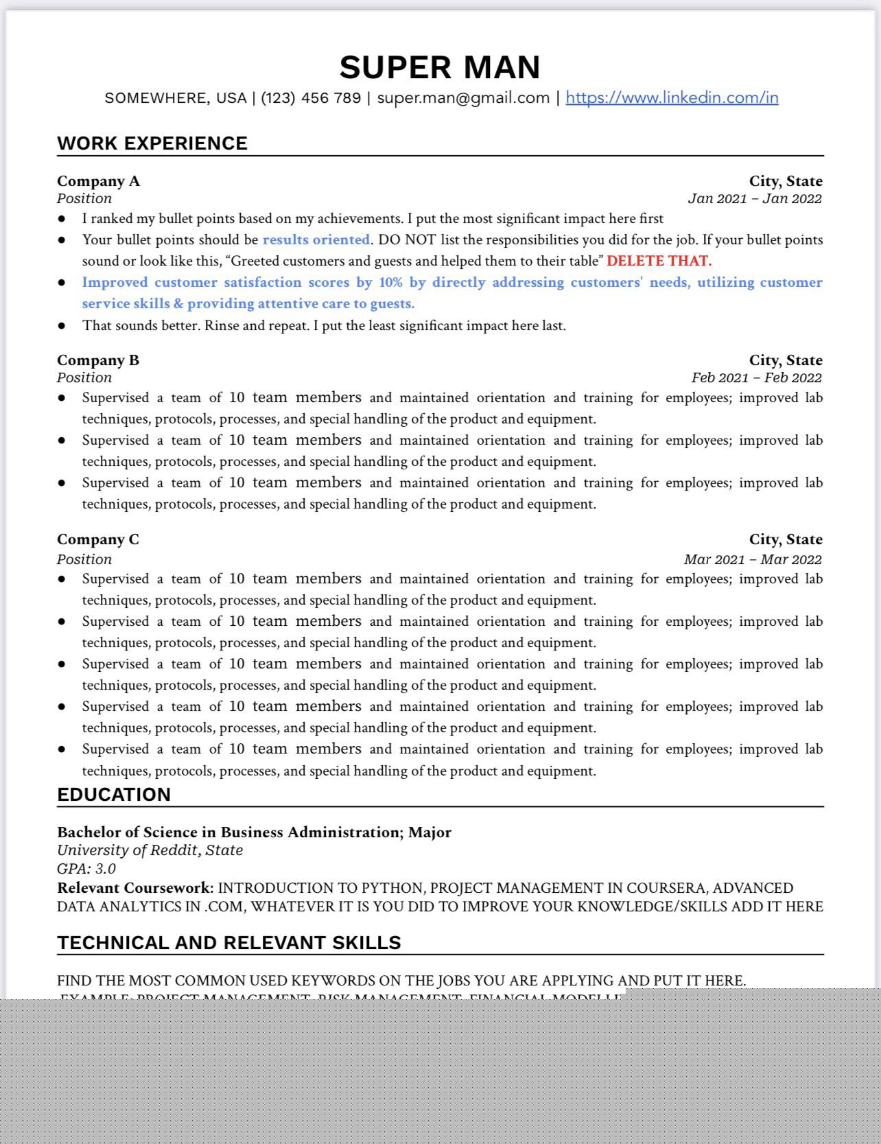 Unlock Your Job Potential with the Reddit Good Resume Template