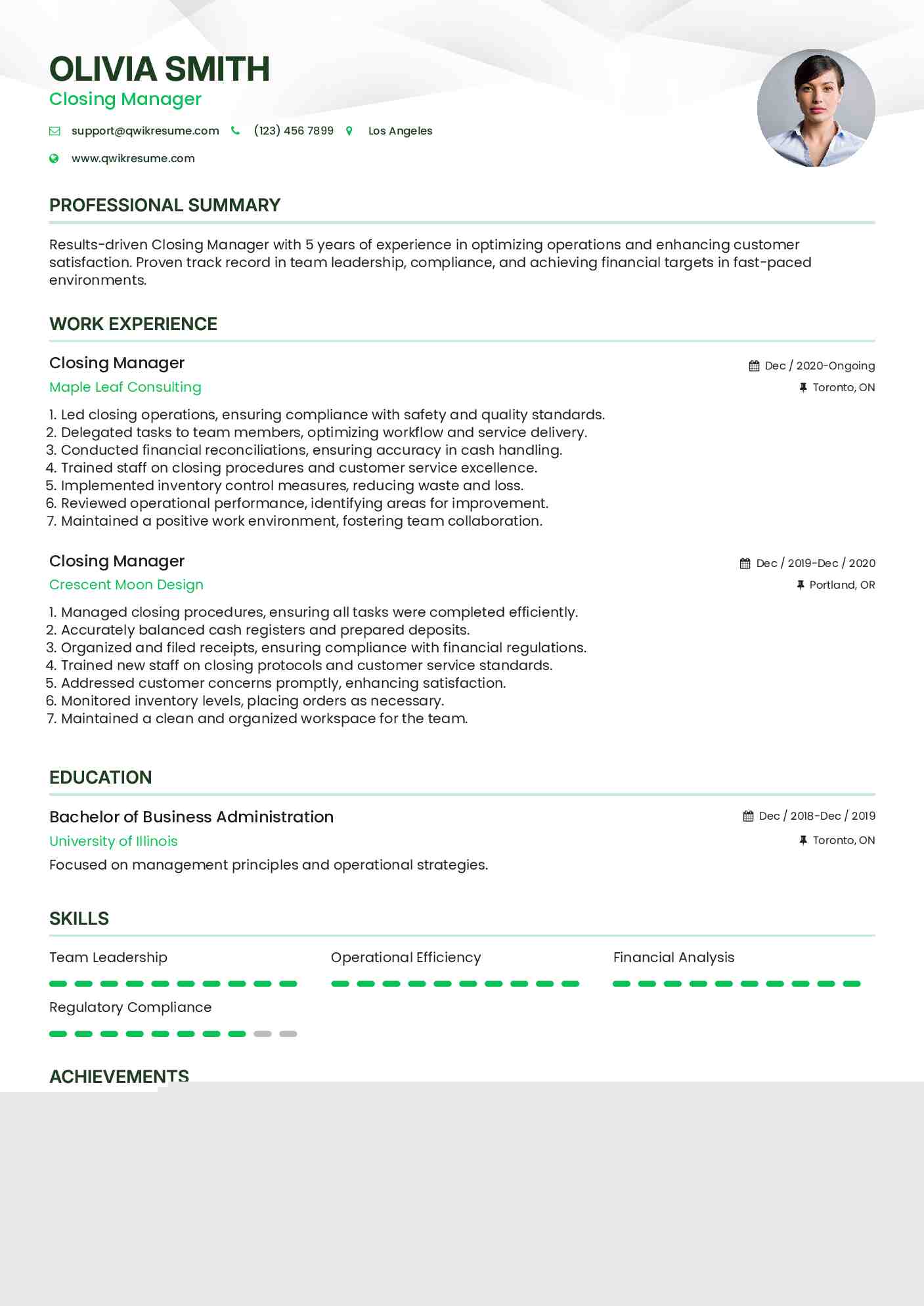 Essential Tips for Crafting a Winning Restaurant Closing Manager Resume