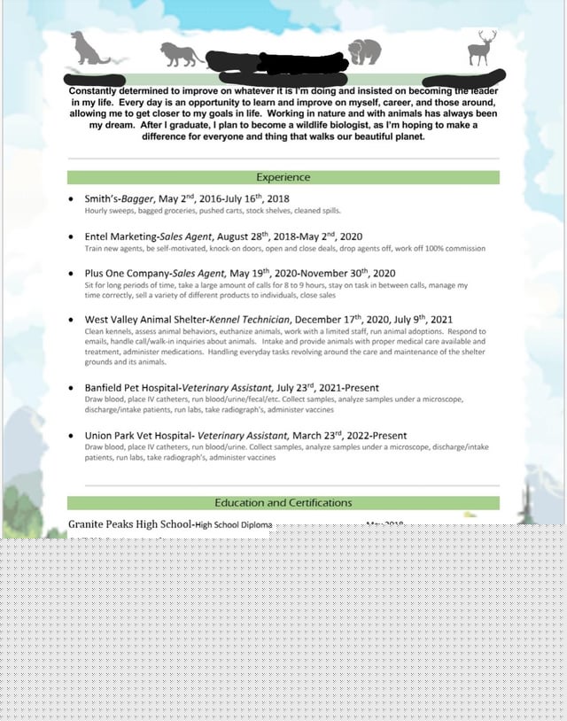 Reflecting on My Journey: Lessons Learned from My Resume 4 Years Ago