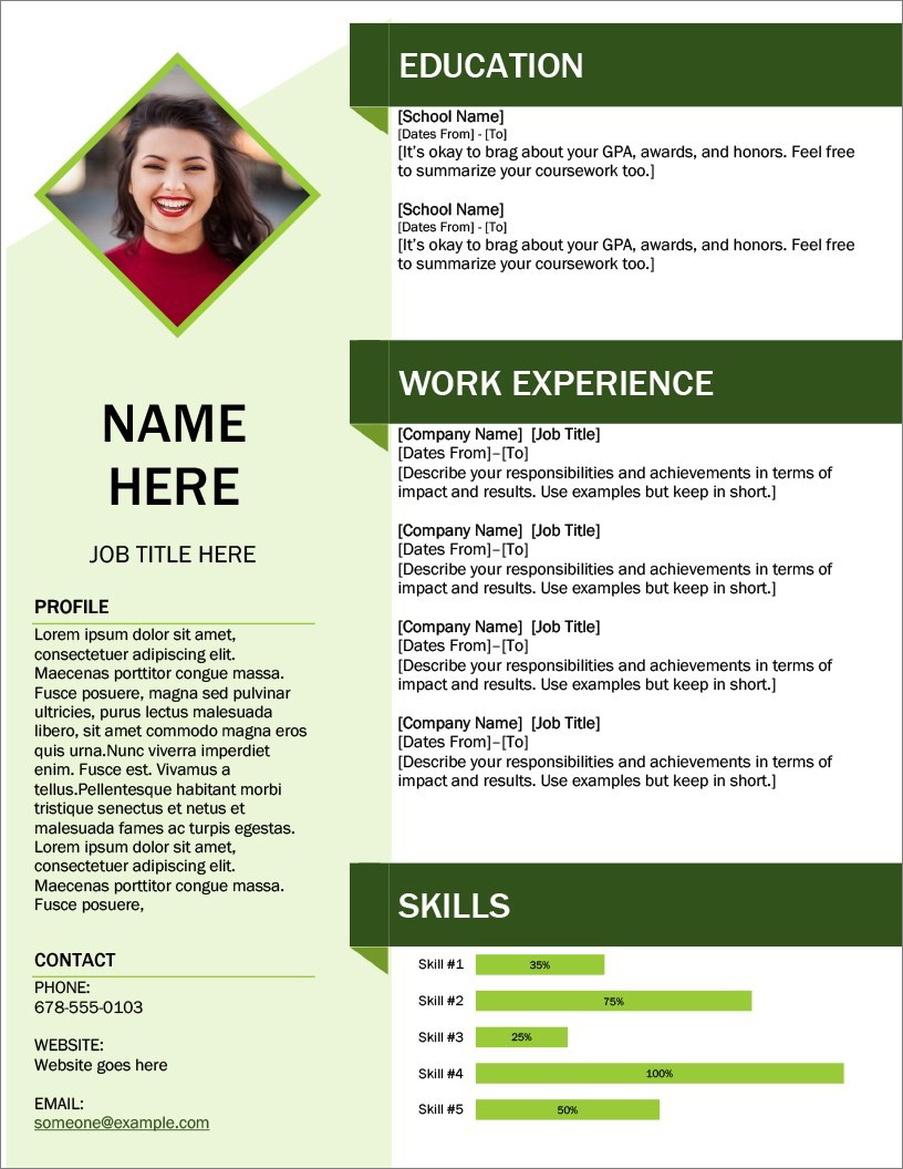 Enhance Your Job Search with a Professional Resume Builder Template Microsoft Word