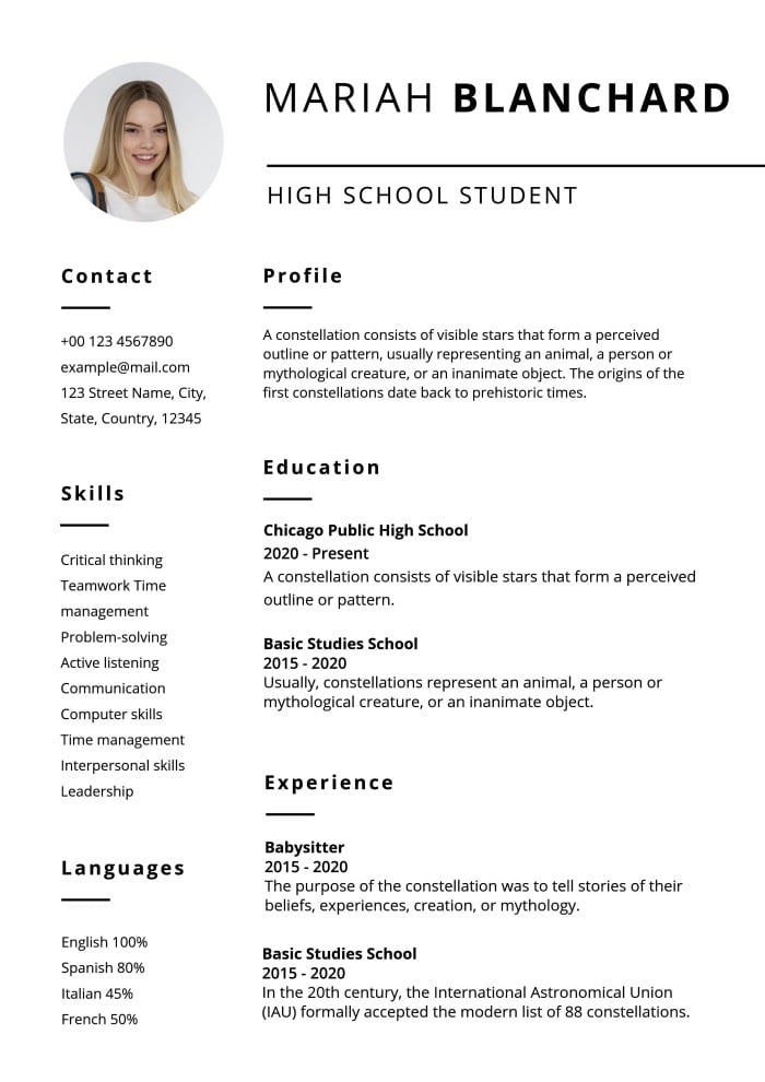 Unlock Your Future: The Essential Resume Creator For High School Students