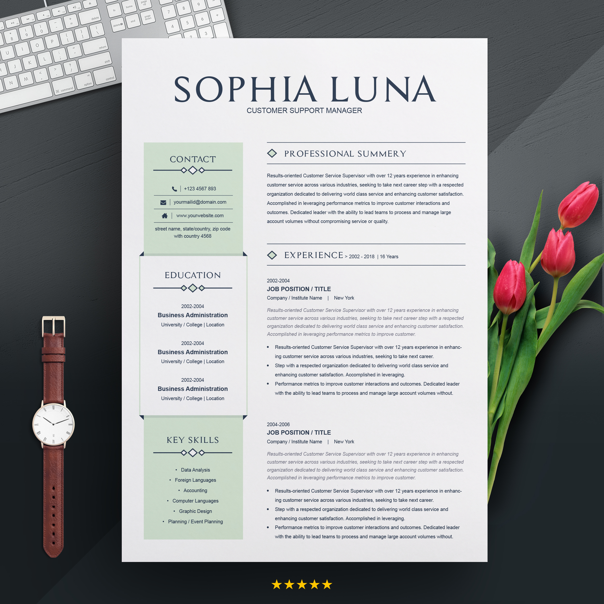 Unlock Your Career Potential with Stunning Resume Design Free Download