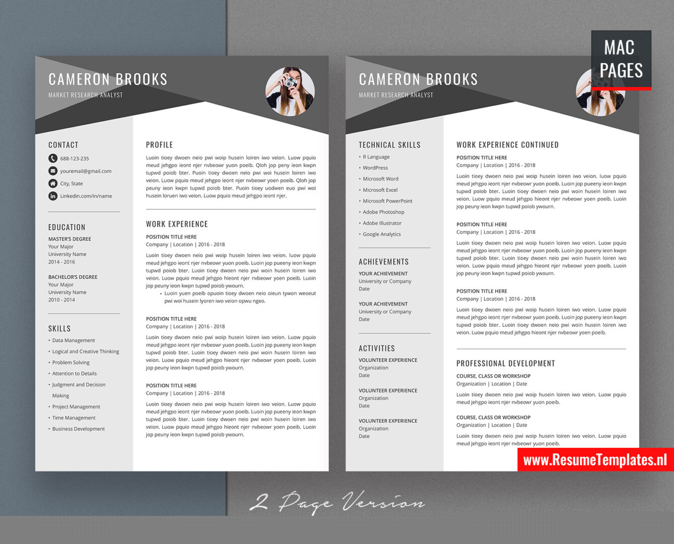 Enhance Your Job Prospects with Stunning Resume Design Mac Templates